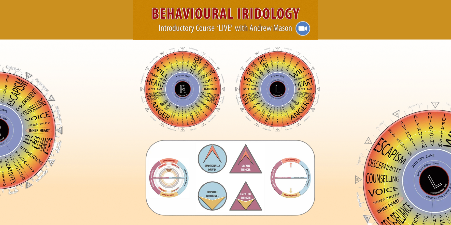 5-Part Introductory Course in 'Behavioural Iridology' with Andrew Mason